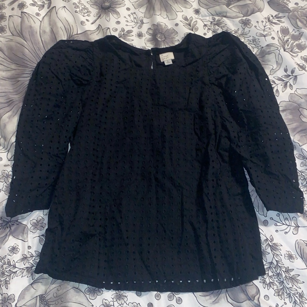 A New Day black blouse women’s size large